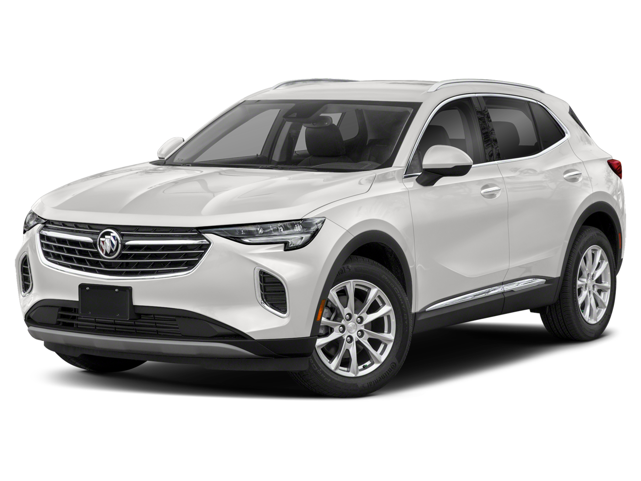 2023 Buick Envision Preferred in White Frost Tricoat — front three-quarter view