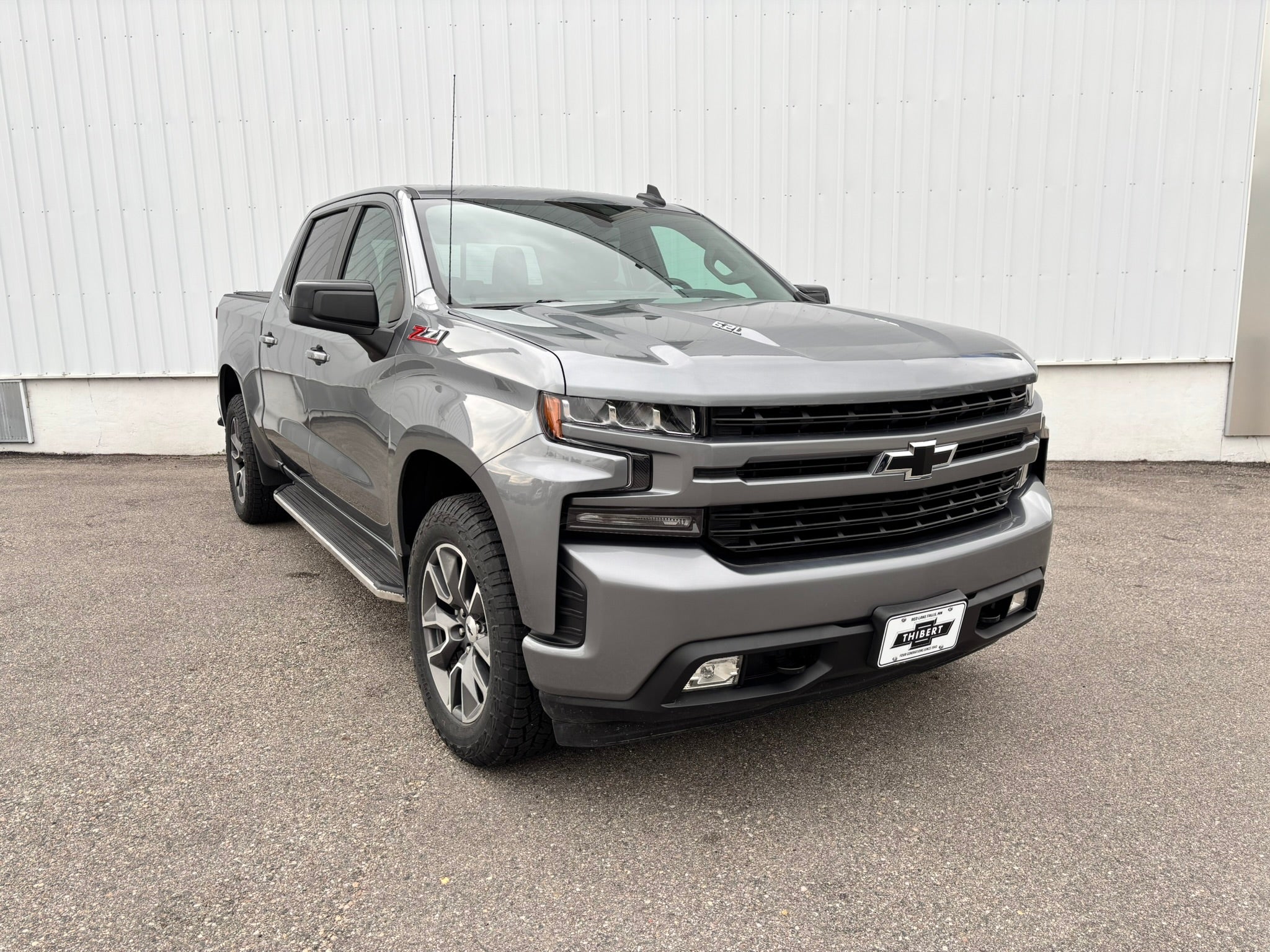 2020 Chevrolet Silverado 1500 Base in Satin Steel Metallic — front three-quarter view