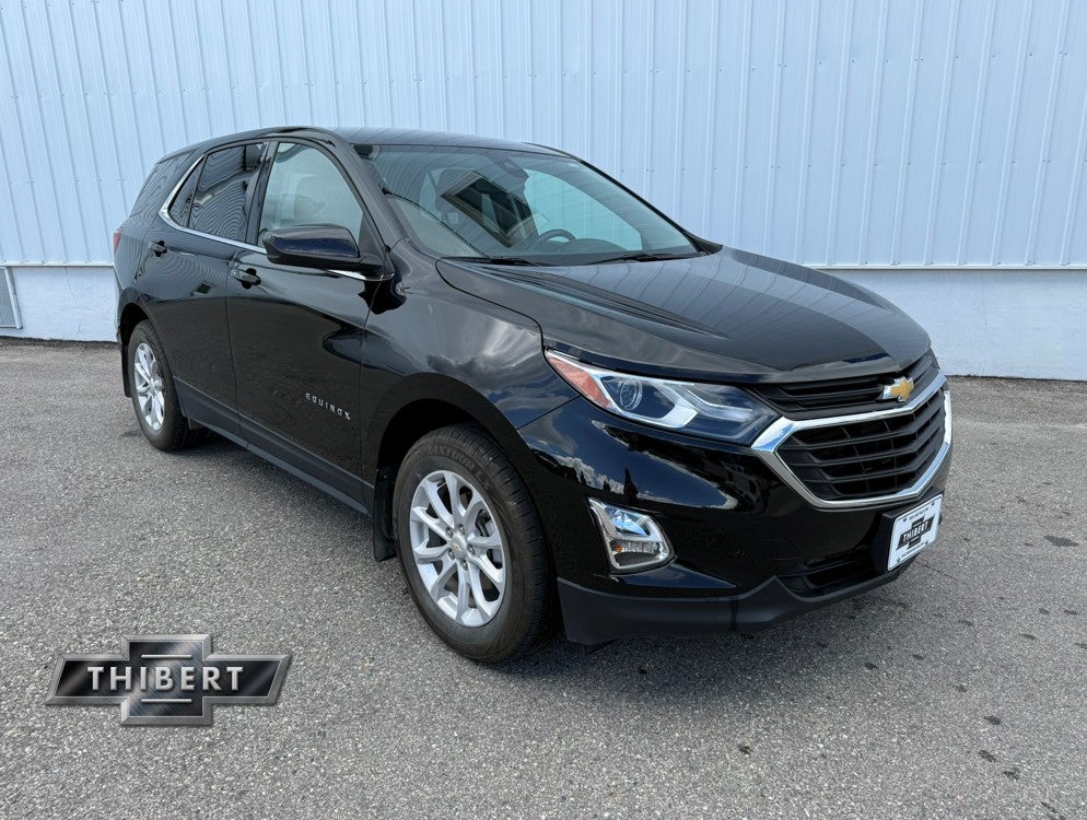2020 Chevrolet Equinox LT in Mosaic Black Metallic — front three-quarter view