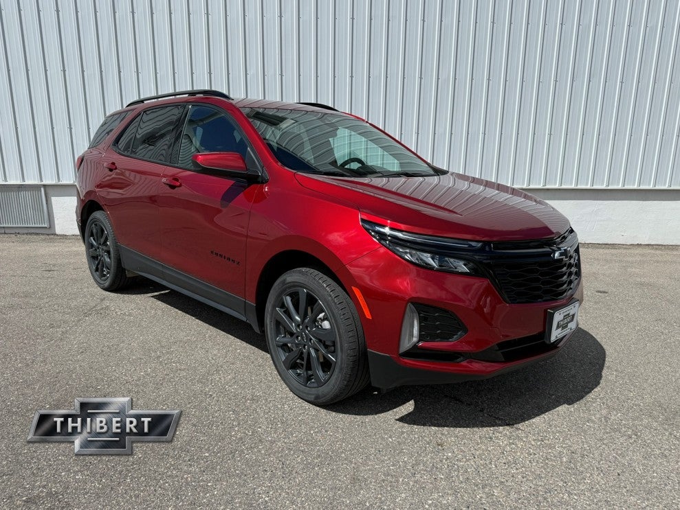 2024 Chevrolet Equinox RS in Radiant Red Tintcoat — front three-quarter view