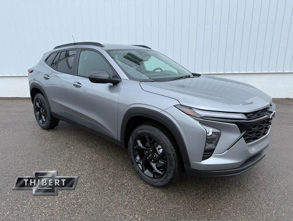 2026 Chevrolet Trax LT in Sterling Gray Metallic — front three-quarter view